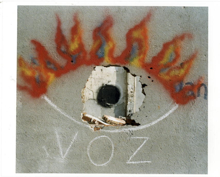 Voz. Graffiti urbano. 1991