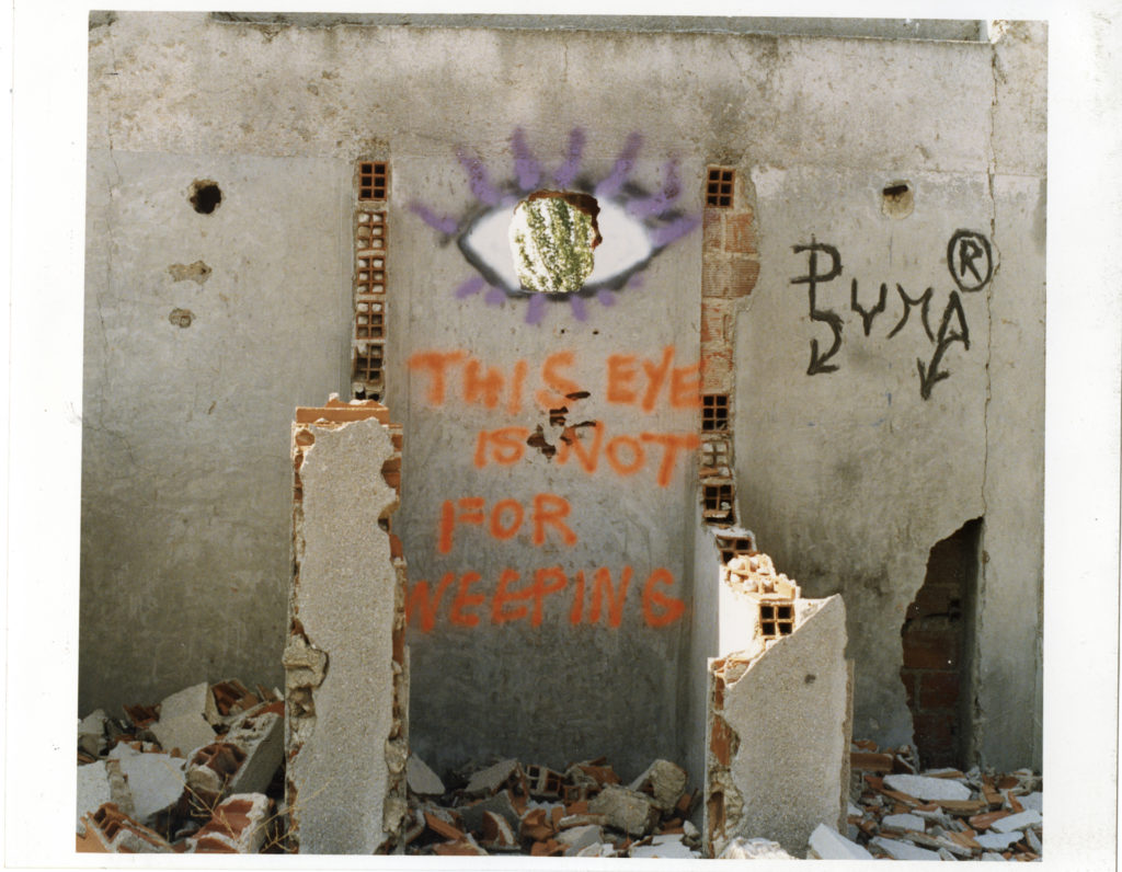 This Eye Is Not For Weeping. Graffiti urbano. 1991